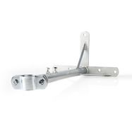 Satellite Wall Mount | Minimum wall distance: 550 mm | Maximum wall distance: 950 mm | Distance to wall: 0.00 mm | Diameter clamp: 32 - 42 mm | Steel | Silver