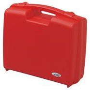 STORAGE CASE, POLYPROPYLENE, RED