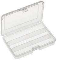 STORAGE BOX, 3 COMPARTMENT, TRANSPARENT