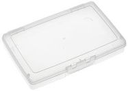 STORAGE BOX, 1 COMPARTMENT, CLEAR