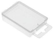 STORAGE BOX, 1 COMPARTMENT, TRANSPARENT