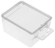 STORAGE BOX, 1 COMPARTMENT, TRANSPARENT