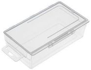 STORAGE BOX, 1 COMPARTMENT, TRANSPARENT