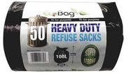 50 HEAVY DUTY REFUSE SACKS - 100 LITRES