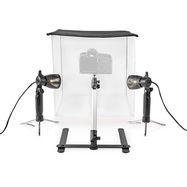 Portable Photo Studio Kit | 400 lm | Foldable | Backgrounds included | Travel bag included | Black