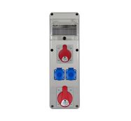 PawBol B.SLIM-6S-14-S plastic panel 6 mod (2x16A/250V 1x32A/5P 1x16A/5P)