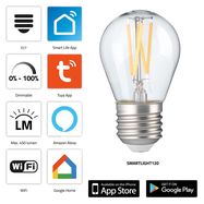 SMARTLIGHT120 Smart filament LED lamp with Wi-Fi