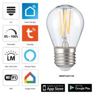 Smart filament LED lamp with Wi-Fi