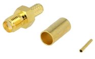 Connector SMA plug crimped 50Ω RG58