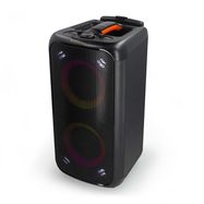 Bluetooth® Party Speaker | Maximum battery play time: 5 hrs | 240 W | Carrying handle | Party lights | Equalizer | Black / Orange