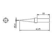 Tip 0.4mm for SL10;20;30 soldering stations, Solomon