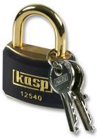 PADLOCK, BRASS, 40MM, BLACK, K/A