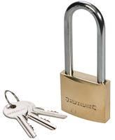 BRASS PADLOCK 40MM LONG SHACKLE