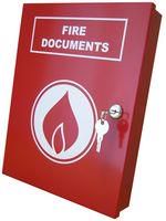 DOCUMENT BOX A4 FIRE RED