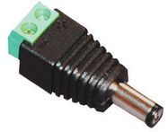 MALE 2.1MM DC ADAPTOR (100PK)