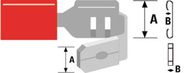 Piggy Back Disconnector 6.3mm Red 0.5-1.50mm² (ST-091) RoHS