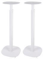 SPEAKER FLOOR STANDS, WHITE PAIR