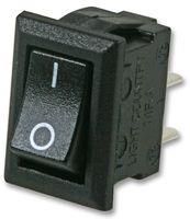 ROCKER SWITCH, SPST, 3A, 250V, PANEL