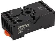 OCTAL 11-PIN RELAY BASE, BLACK