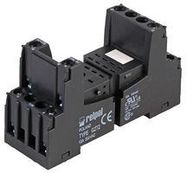 8-PIN INDUSTRIAL RELAY BASE, BLACK