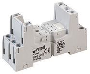 11-PIN INDUSTRIAL RELAY BASE, GREY