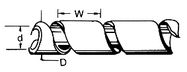 Cable Management | Spiral Sleeve | 1 pcs | Maximum cable thickness: 65 mm | PVC | Black