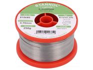 Solder wire Sn60/Pb40 0.7mm 250g with flux Stannol