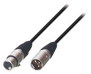 Speaker Cable XLR 3-Pin Male - XLR 3-Pin Female 3.00 m Black