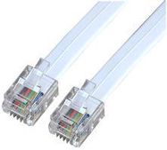 RJ12 TO RJ12 6P6C WHITE 3M