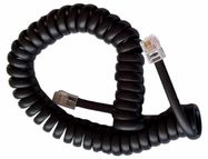 Corded Handset Cable RJ9/RJ10-RJ9/RJ10 (4P4C) 7m, Black