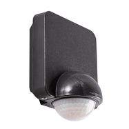 PIR motion sensor, 230Vac, 1200W, 8m, wall mount, IP54, black