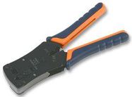 CRIMP TOOL, RATCHET, MODULAR PLUG CONN