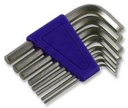 HEX KEY SET W/HOLDER, STEEL, 8PC