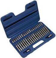 STAR/SPLINE/HEX BIT 3/8 IN 1/2, 42PC SET