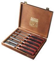 CHISEL SET, WOODEN BOX, 6PCS