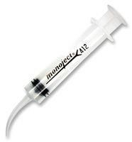 SYRINGE, 12ML, CURVED INCL. TIP