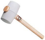 RUBBER MALLET, WHITE, 970G