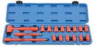 INSULATED SOCKET SET, 17PC, 3/8"