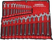 SPANNER SET, W/NYLON POUCH, COMBO, 25PC