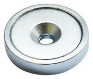 MAGNET, SHALLOW POT, NEODYMIUM, 16MM DIA