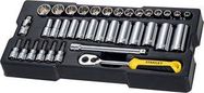 3/8" METRIC SOCKET SET MODULE 36PC