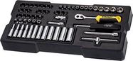 1/4" METRIC SOCKET SET MODULE 60PC