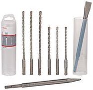 SDS+ DRILL BIT & CHISEL SET - 8PC