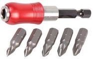 QUICK RELEASE CHUCK & BITS - 6PC