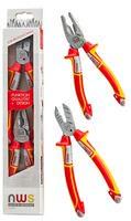 NWS VDE 2 PIECE CHROME PLIER SET