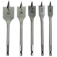 FLAT DRILL BIT SET - 5PC