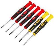 PRECISION SCREWDRIVER SET, 6 PIECE