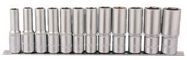 DEEP SOCKET SET, 12PC, 1/2"