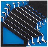 CRANKED RING SPANNER SET, 6-22MM, 8PC