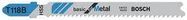 JIGSAW BLADE  BASIC FOR METAL (PK3)